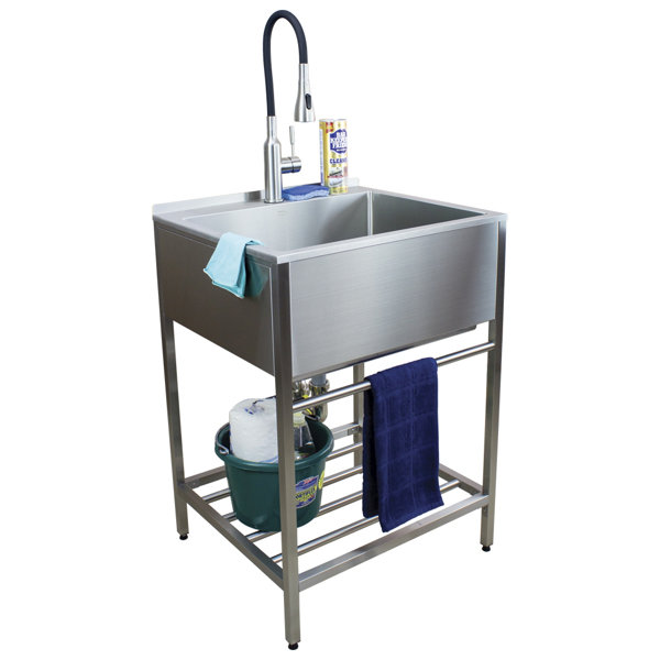 Transolid 25 In. X 22 In. X 34.3 In. Stainless Steel Freestanding